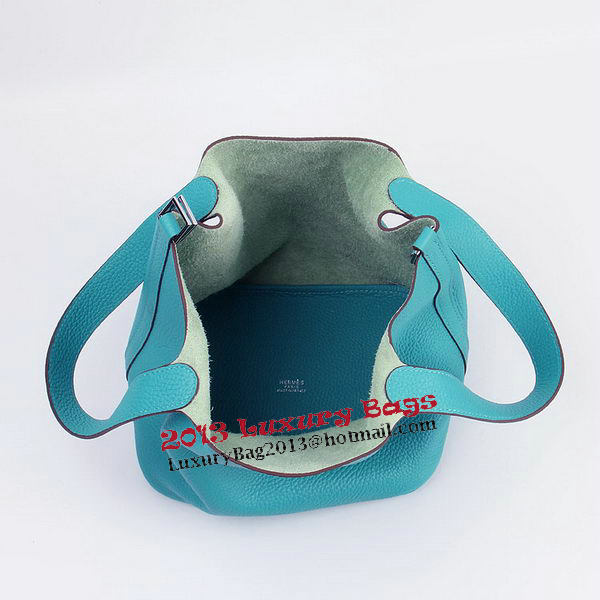 Hermes Picotin Lock PM Bag in Clemence Leather H8615 Green Hermes Picotin Lock PM Bag in Clemence Leather H8615 Green