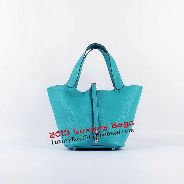 Hermes Picotin Lock PM Bag in Clemence Leather H8615 Green Hermes Picotin Lock PM Bag in Clemence Leather H8615 Green