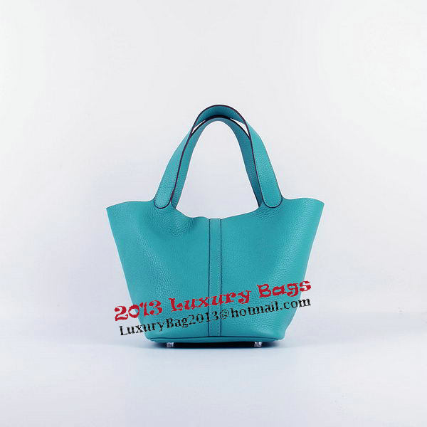 Hermes Picotin Lock PM Bag in Clemence Leather H8615 Green Hermes Picotin Lock PM Bag in Clemence Leather H8615 Green