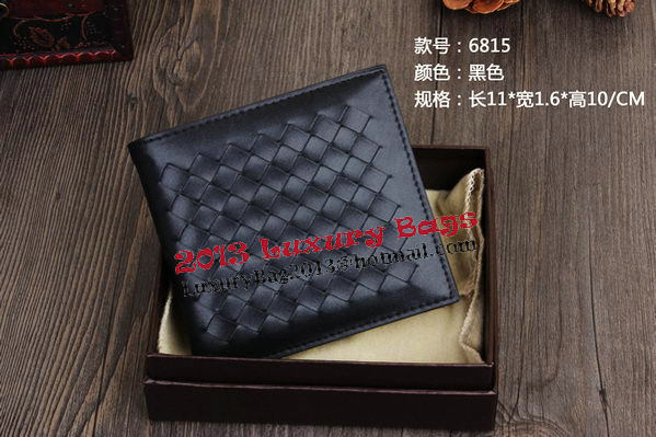 Bottega Veneta Intrecciato Nappa Wallet BV6815 Black Bottega Veneta Intrecciato Nappa Wallet BV6815 Black