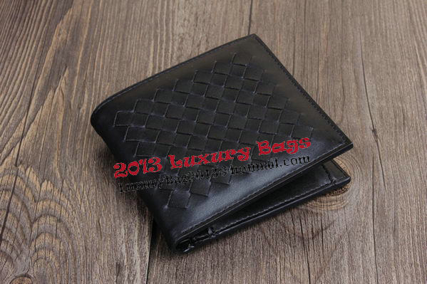 Bottega Veneta Intrecciato Nappa Wallet BV6815 Black Bottega Veneta Intrecciato Nappa Wallet BV6815 Black