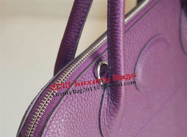 Hermes Bolide 37CM Calfskin Leather Tote Bags H509084 Purple Hermes Bolide 37CM Calfskin Leather Tote Bags H509084 Purple