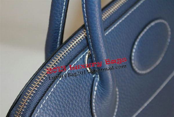 Hermes Bolide 37CM Calfskin Leather Tote Bags H509084 Royal Hermes Bolide 37CM Calfskin Leather Tote Bags H509084 Royal