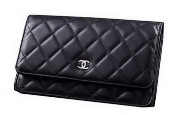 Chanel Matelasse Wallet Sheepskin Leater A31557 Black Chanel Matelasse Wallet Sheepskin Leater A31557 Black