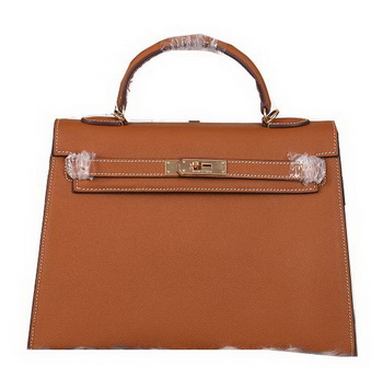 Hermes Kelly 32cm Shoulder Bags Grained Leather Wheat Hermes Kelly 32cm Shoulder Bags Grained Leather Wheat