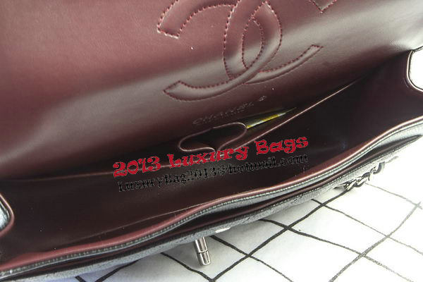 Chanel 2.55 Series Bags Black Cannage Pattern Leather CFA1112 Silver Chanel 2.55 Series Bags Black Cannage Pattern Leather CFA1112 Silver