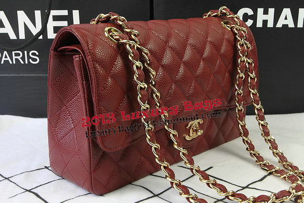 Chanel 2.55 Series Bags Burgundy Cannage Pattern Leather CFA1112 Gold Chanel 2.55 Series Bags Burgundy Cannage Pattern Leather CFA1112 Gold