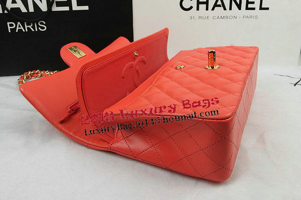 Chanel 2.55 Series Bags Orange Original Leather CFA1112 Gold Chanel 2.55 Series Bags Orange Original Leather CFA1112 Gold