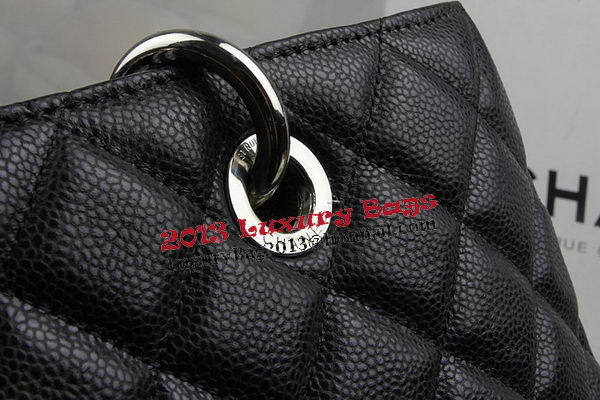 Chanel Classic Coco Bag Black GST Caviar Leather A50995 Silver Chanel Classic Coco Bag Black GST Caviar Leather A50995 Silver