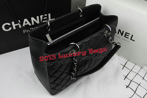 Chanel Classic Coco Bag Black GST Caviar Leather A50995 Silver Chanel Classic Coco Bag Black GST Caviar Leather A50995 Silver