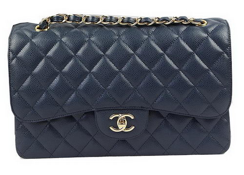 Chanel Classic Flap Bag Royal Cannage Pattern CF1113 Gold Chanel Classic Flap Bag Royal Cannage Pattern CF1113 Gold