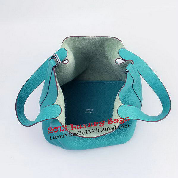 Hermes Picotin Lock MM Bags Clemence Leather H8616 Green Hermes Picotin Lock MM Bags Clemence Leather H8616 Green