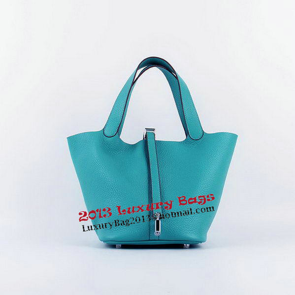 Hermes Picotin Lock MM Bags Clemence Leather H8616 Green Hermes Picotin Lock MM Bags Clemence Leather H8616 Green