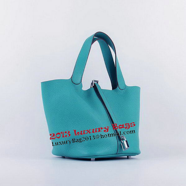 Hermes Picotin Lock MM Bags Clemence Leather H8616 Green Hermes Picotin Lock MM Bags Clemence Leather H8616 Green