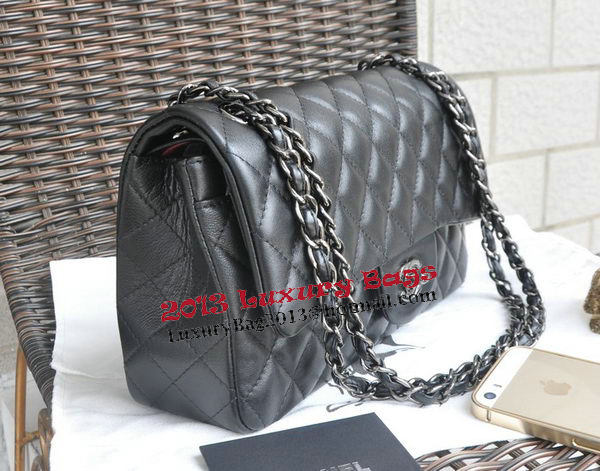 Chanel 2.55 Series Bags Sheepskin Leather A1117 Black Chanel 2.55 Series Bags Sheepskin Leather A1117 Black