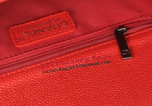 Chanel Boy Flap Shoulder Bags Red Cannage Pattern Leather A67086 Silver Chanel Boy Flap Shoulder Bags Red Cannage Pattern Leather A67086 Silver