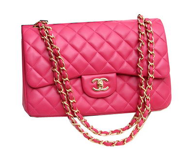 Chanel Jumbo Double Flaps Bags Original Lambskin Leather A36097 Rose Chanel Jumbo Double Flaps Bags Original Lambskin Leather A36097 Rose