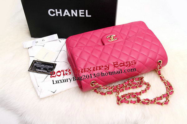Chanel Jumbo Double Flaps Bags Original Lambskin Leather A36097 Rose Chanel Jumbo Double Flaps Bags Original Lambskin Leather A36097 Rose