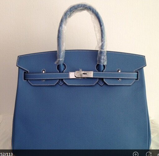 Hermes Birkin 35CM Tote Bag Clemence Leather H6089 Black/Rose/Pink/Green/Blue/Brown Hermes Birkin 35CM Tote Bag Clemence Leather H6089 Black/Rose/Pink/Green/Blue/Brown