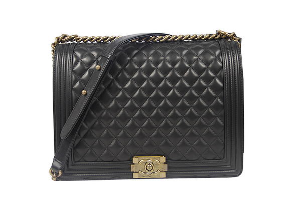 Boy Chanel Flap Shoulder Bag Black Original Sheepskin A67087 Brass Boy Chanel Flap Shoulder Bag Black Original Sheepskin A67087 Brass