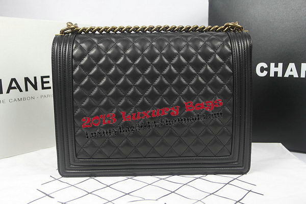 Boy Chanel Flap Shoulder Bag Black Original Sheepskin A67087 Brass Boy Chanel Flap Shoulder Bag Black Original Sheepskin A67087 Brass