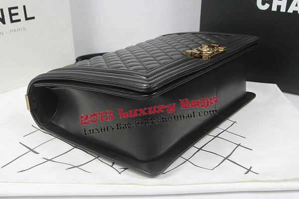 Boy Chanel Flap Shoulder Bag Black Original Sheepskin A67087 Brass Boy Chanel Flap Shoulder Bag Black Original Sheepskin A67087 Brass