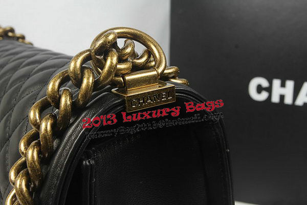 Boy Chanel Flap Shoulder Bag Black Original Sheepskin A67087 Brass Boy Chanel Flap Shoulder Bag Black Original Sheepskin A67087 Brass