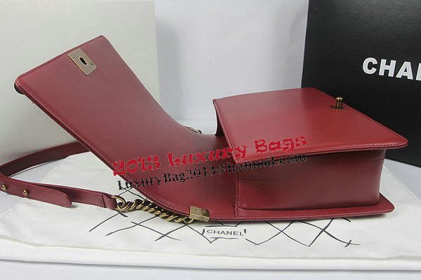 Boy Chanel Flap Shoulder Bag Burgundy Original Sheepskin A67087 Brass Boy Chanel Flap Shoulder Bag Burgundy Original Sheepskin A67087 Brass