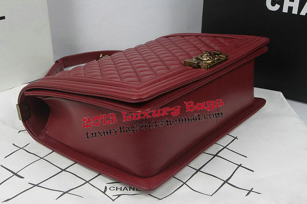 Boy Chanel Flap Shoulder Bag Burgundy Original Sheepskin A67087 Brass Boy Chanel Flap Shoulder Bag Burgundy Original Sheepskin A67087 Brass