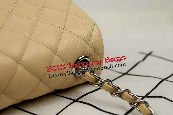Chanel Classic MINI Flap Bag CF1115 Apricot Cannage Pattern Silver Chanel Classic MINI Flap Bag CF1115 Apricot Cannage Pattern Silver