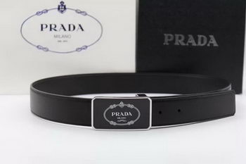 Prada 35mm Belt Calfskin Leather PB1128C Prada 35mm Belt Calfskin Leather PB1128C