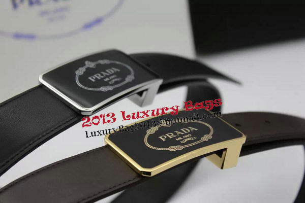 Prada 35mm Belt Calfskin Leather PB1128C Prada 35mm Belt Calfskin Leather PB1128C