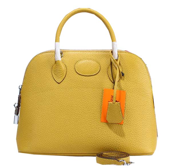 Hermes Bolide 31CM Calfskin Leather Tote Bags H509083 Yellow Hermes Bolide 31CM Calfskin Leather Tote Bags H509083 Yellow