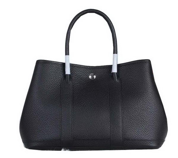 Hermes Garden Party 30cm Tote Bag Grainy Leather Black Hermes Garden Party 30cm Tote Bag Grainy Leather Black