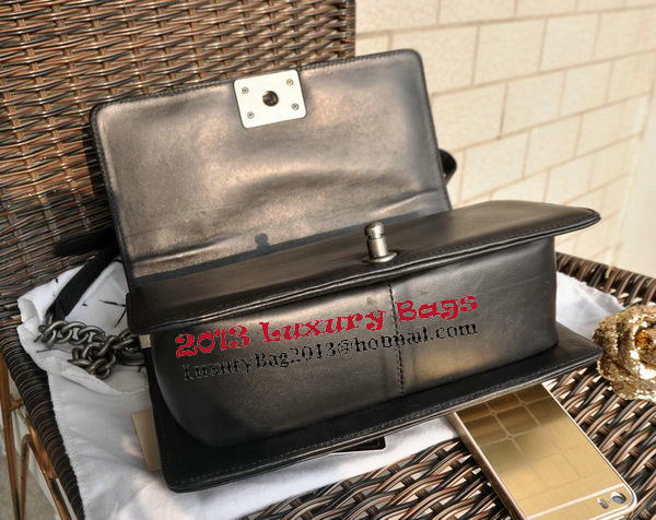 Boy Chanel Original Lambskin Leather Flap Shoulder Bag A67086 Black Boy Chanel Original Lambskin Leather Flap Shoulder Bag A67086 Black