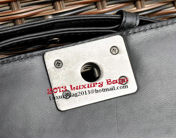 Boy Chanel Original Lambskin Leather Flap Shoulder Bag A67086 Black Boy Chanel Original Lambskin Leather Flap Shoulder Bag A67086 Black