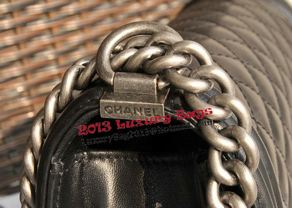 Boy Chanel Original Lambskin Leather Flap Shoulder Bag A67086 Black Boy Chanel Original Lambskin Leather Flap Shoulder Bag A67086 Black