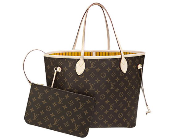 LOUIS VUITTON M40997 MONOGRAM CANVAS NEVERFULL MM MIMOSA LOUIS VUITTON M40997 MONOGRAM CANVAS NEVERFULL MM MIMOSA