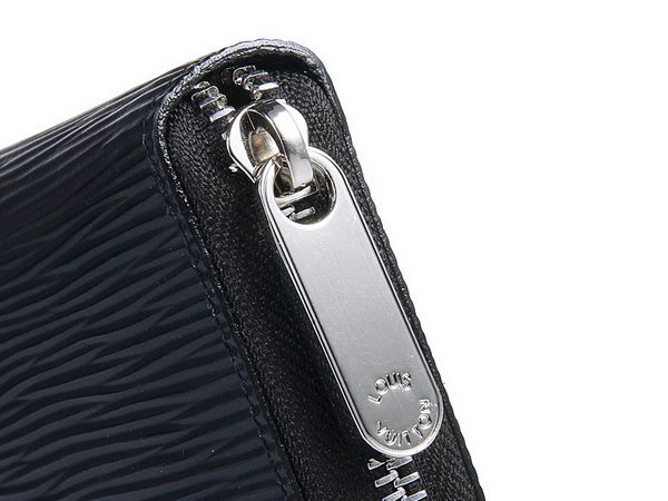 LOUIS VUITTON M6385N EPI LEATHER ZIPPY ORGANIZER BLACK LOUIS VUITTON M6385N EPI LEATHER ZIPPY ORGANIZER BLACK