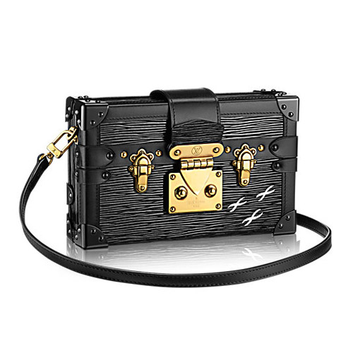 Louis Vuitton M5001N Petite Malle Epi Leather Bag Black Louis Vuitton M5001N Petite Malle Epi Leather Bag Black