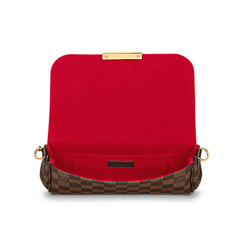 Louis Vuitton N41129 Damier Ebene Canvas Favorite MM Bag Louis Vuitton N41129 Damier Ebene Canvas Favorite MM Bag