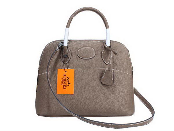 Hermes Bolide 31CM Calfskin Leather Tote Bag H509083 Grey Hermes Bolide 31CM Calfskin Leather Tote Bag H509083 Grey