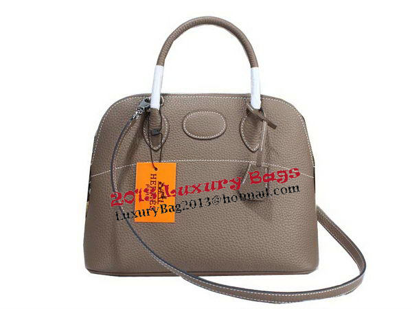 Hermes Bolide 31CM Calfskin Leather Tote Bag H509083 Grey Hermes Bolide 31CM Calfskin Leather Tote Bag H509083 Grey