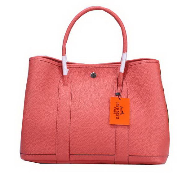 Hermes Garden Party 36cm Tote Bag Grainy Leather Pink Hermes Garden Party 36cm Tote Bag Grainy Leather Pink