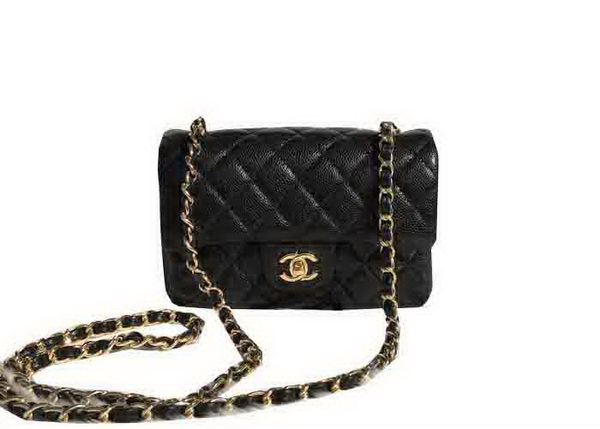 Chanel Classic Flap Bags black Original Cannage Patterns A1116 Gold Chanel Classic Flap Bags black Original Cannage Patterns A1116 Gold