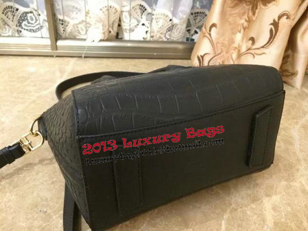 Givenchy Antigona Bag in Croco Leather Black Givenchy Antigona Bag in Croco Leather Black