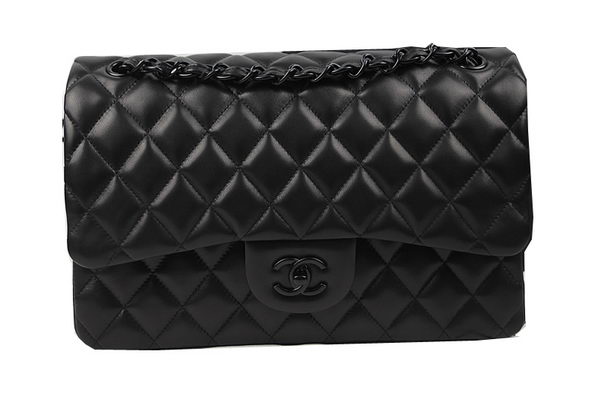 Chanel Classic Flap Bag Original Sheepskin Leather A1113 Black Chanel Classic Flap Bag Original Sheepskin Leather A1113 Black