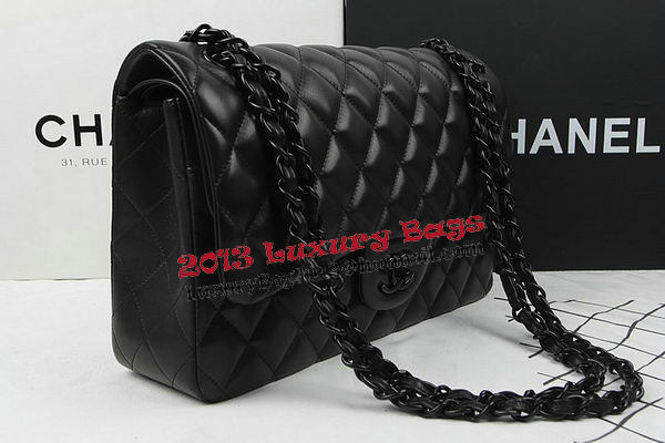 Chanel Classic Flap Bag Original Sheepskin Leather A1113 Black Chanel Classic Flap Bag Original Sheepskin Leather A1113 Black
