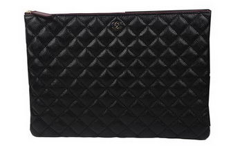 Chanel Clutch Bag Black Original Cannage Pattern A69254 A69253 A69252 Gold Chanel Clutch Bag Black Original Cannage Pattern A69254 A69253 A69252 Gold