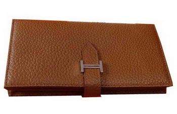 Hermes Bearn Japonaise Grainy Leather Wallet H8622W Wheat Hermes Bearn Japonaise Grainy Leather Wallet H8622W Wheat